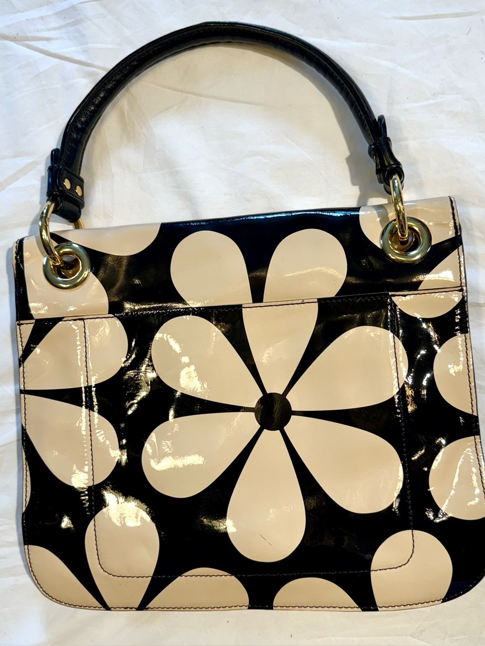 ORLA KIELY Printed Patent Leather Bag - Picture 10 of 16